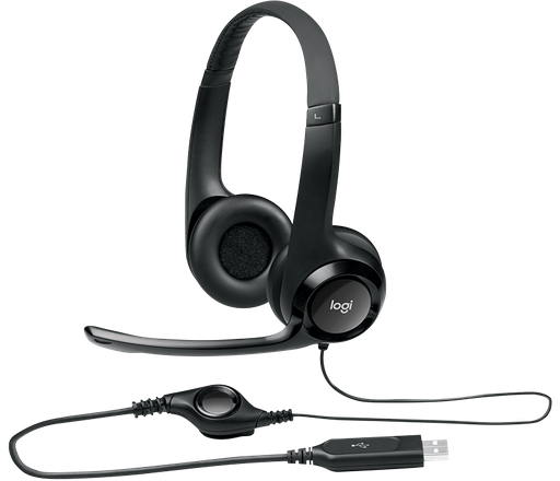 [981-000406] Logitech H390 USB Headset with Noise-Canceling Mic