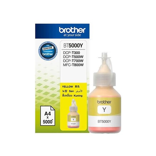 [BT-5000Y] Brother Ink Bottle Yellow for T310, T510,T710,T910