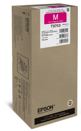[C13T974300] Epson Magenta XXL Ink Cartridge for WF-C869R Serie