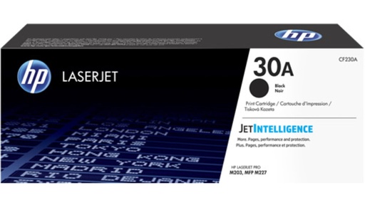 [CF230A] HP 30A Black Original LaserJet Toner Cartridge, CF