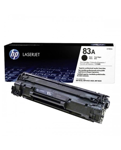[CF283A] HP 83A Black Original LaserJet Toner Cartridge, CF283A