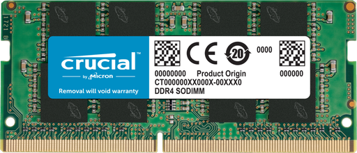 [CT8G4SFRA32A] Crucial RAM 8GB DDR4 3200MHz Laptop