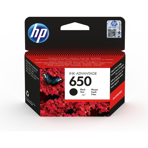 [CZ101AE] CZ101AE - HP 650 Black Cartridge Original