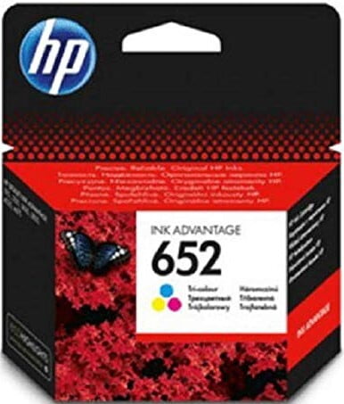 [F6V24AE] HP 652 Tri-color Original Ink Advantage Cartridge