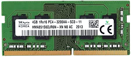 [HMA851S6DJR6N] Hynix 4GB 1Rx16 PC4-3200AA Laptop RAM