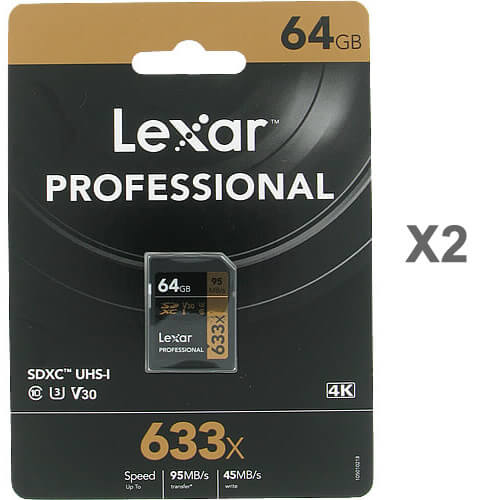 [LSD64GCB633] Lexar 64GB Lexar® Professional 633x SDXC™ UHS-I ca