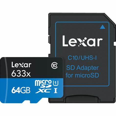 [LSDMI64GBB633A] Lexar High-Performance 633x microSDHC/microSDXC 64