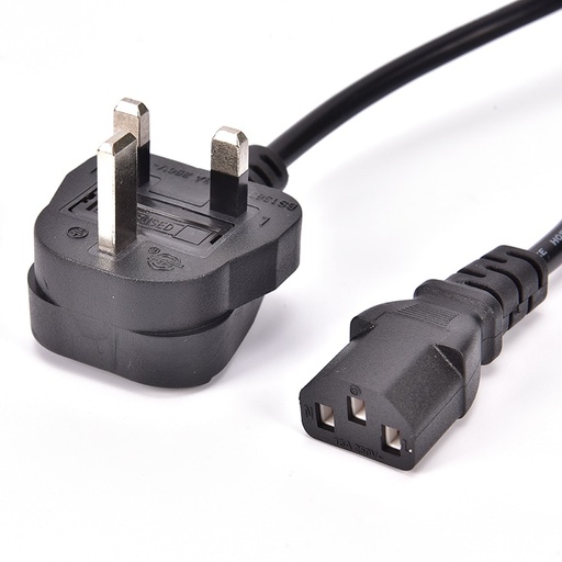 [POWERCAB_DT] Desktop PC IEC power cable with 3 pin plug