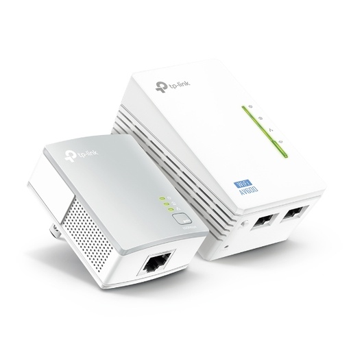 [TL-WPA4220KIT] TP-Link 300Mbps AV600 Wi-Fi Powerline Extender Sta